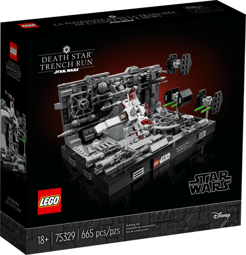 Lego 75329 diorama - lego,