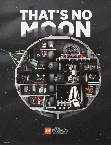Lego 5010030 poster morte - lego, nera
